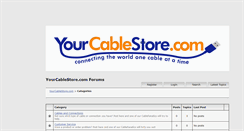 Desktop Screenshot of forums.yourcablestore.com